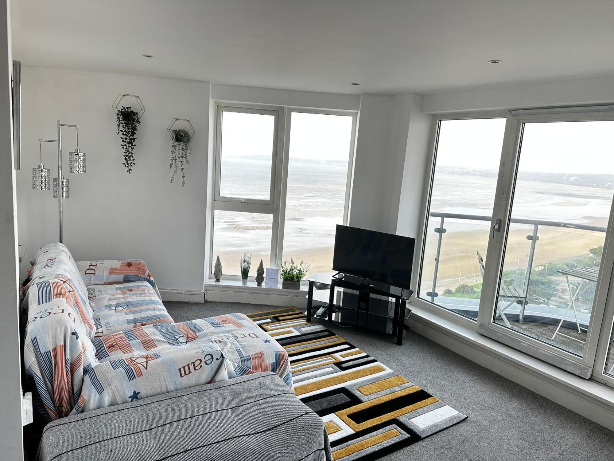 Stunning Ocean & City View Apt Swansea Exterior photo